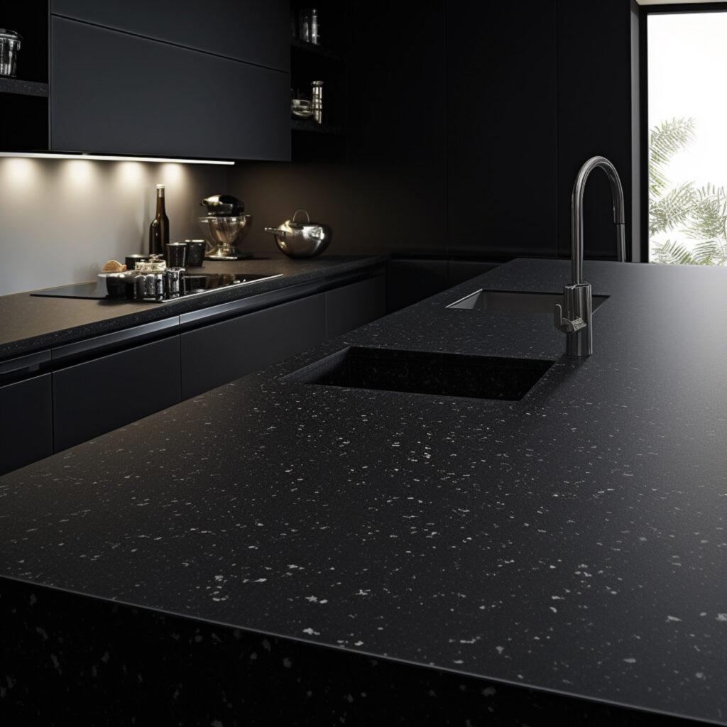 Kuchynska linka z technickeho kamena